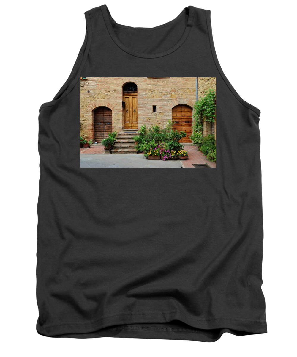 Europe Tank Top featuring the photograph Italy - Door Eight by Jim Benest