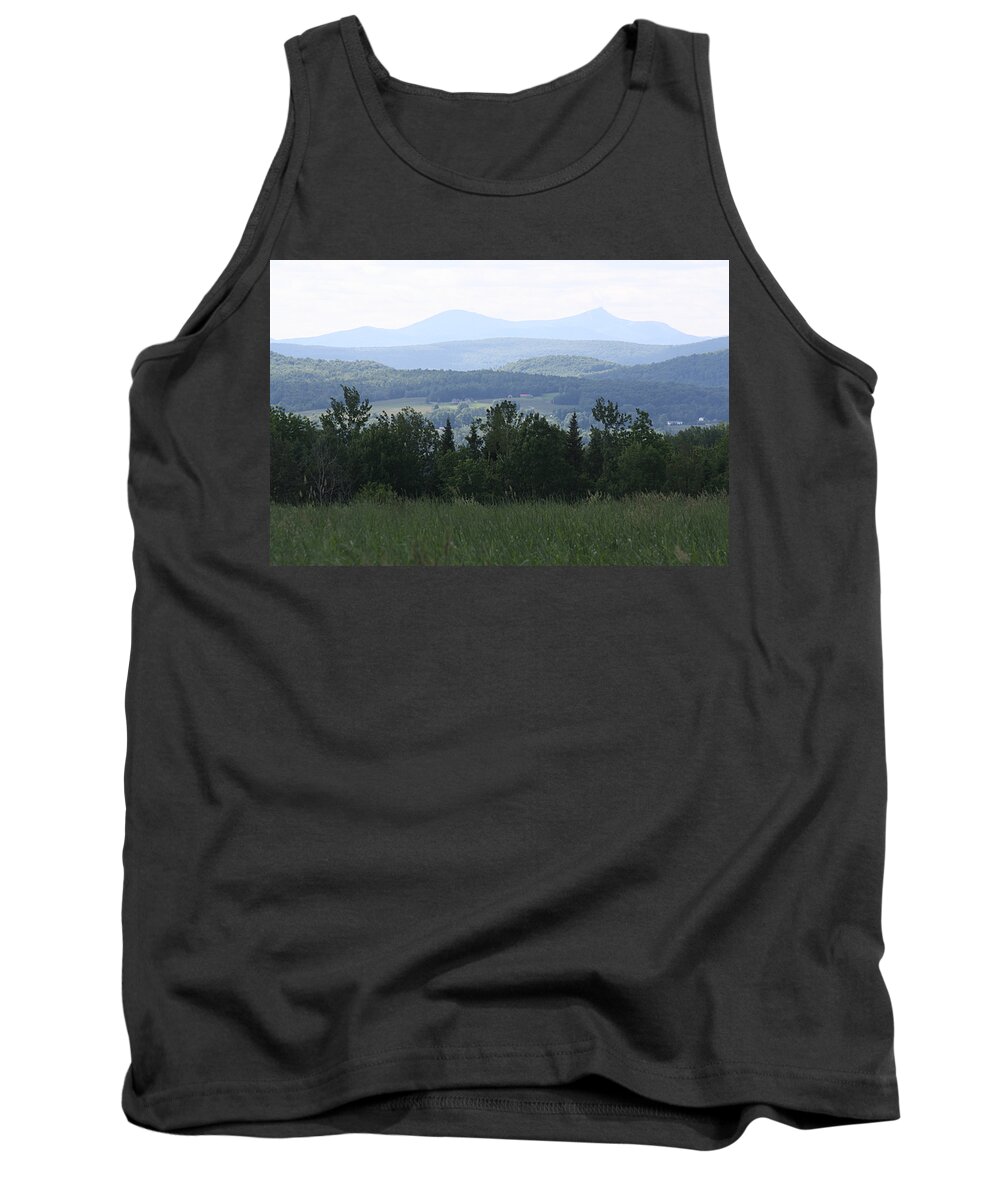 Jay Peak Tank Top featuring the photograph Jay Peak from Irasburg by Donna Walsh