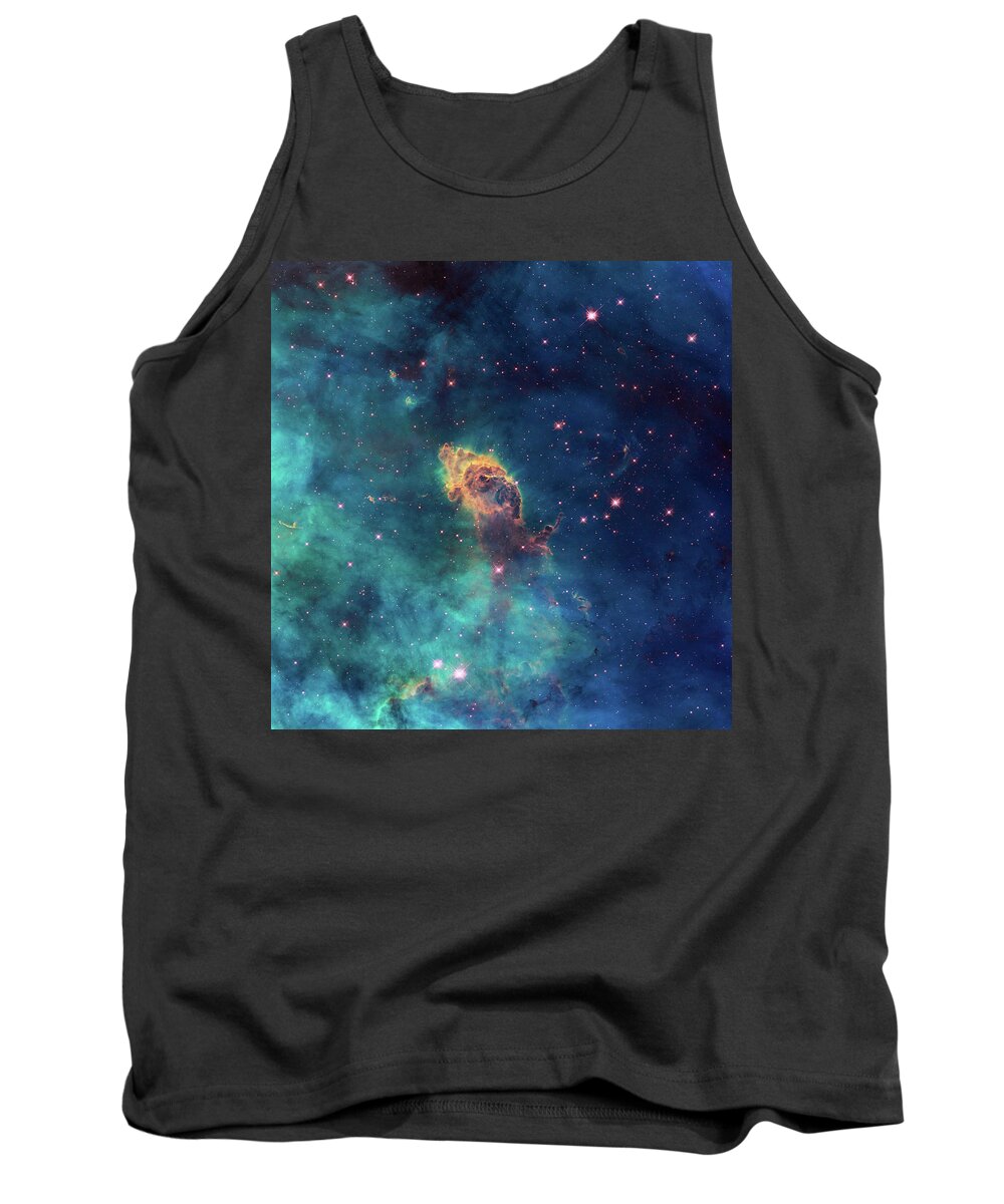 Carl Sagan Tank Top featuring the photograph Jet in Carina by Marco Oliveira