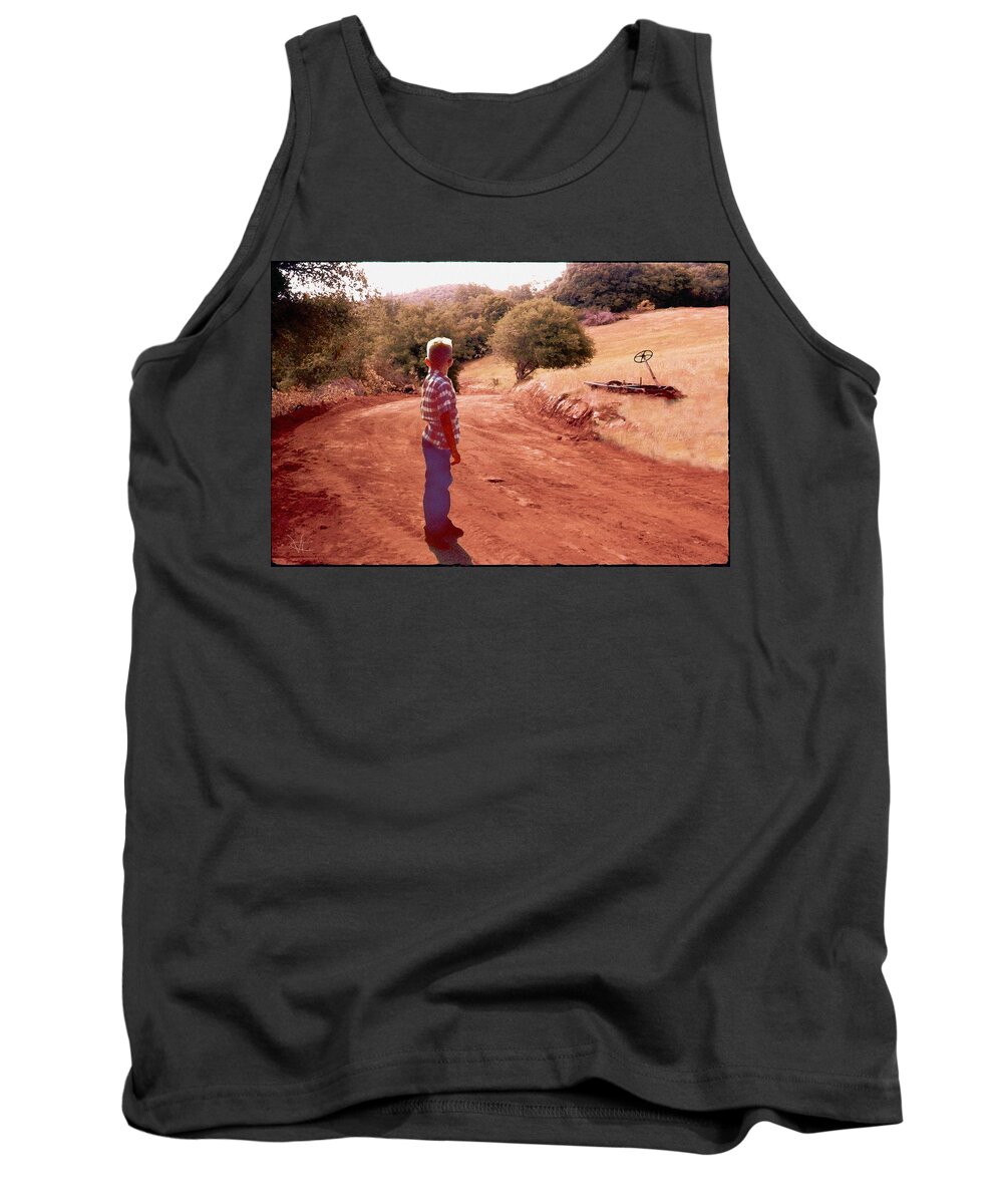 Victor Shelley Tank Top featuring the painting Johnny by Victor Shelley