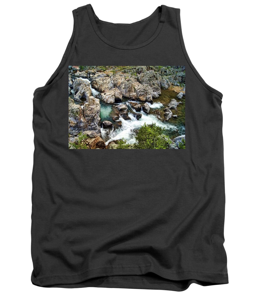 Johnson's Tank Top featuring the photograph Johnson's Shut-Ins by Cricket Hackmann