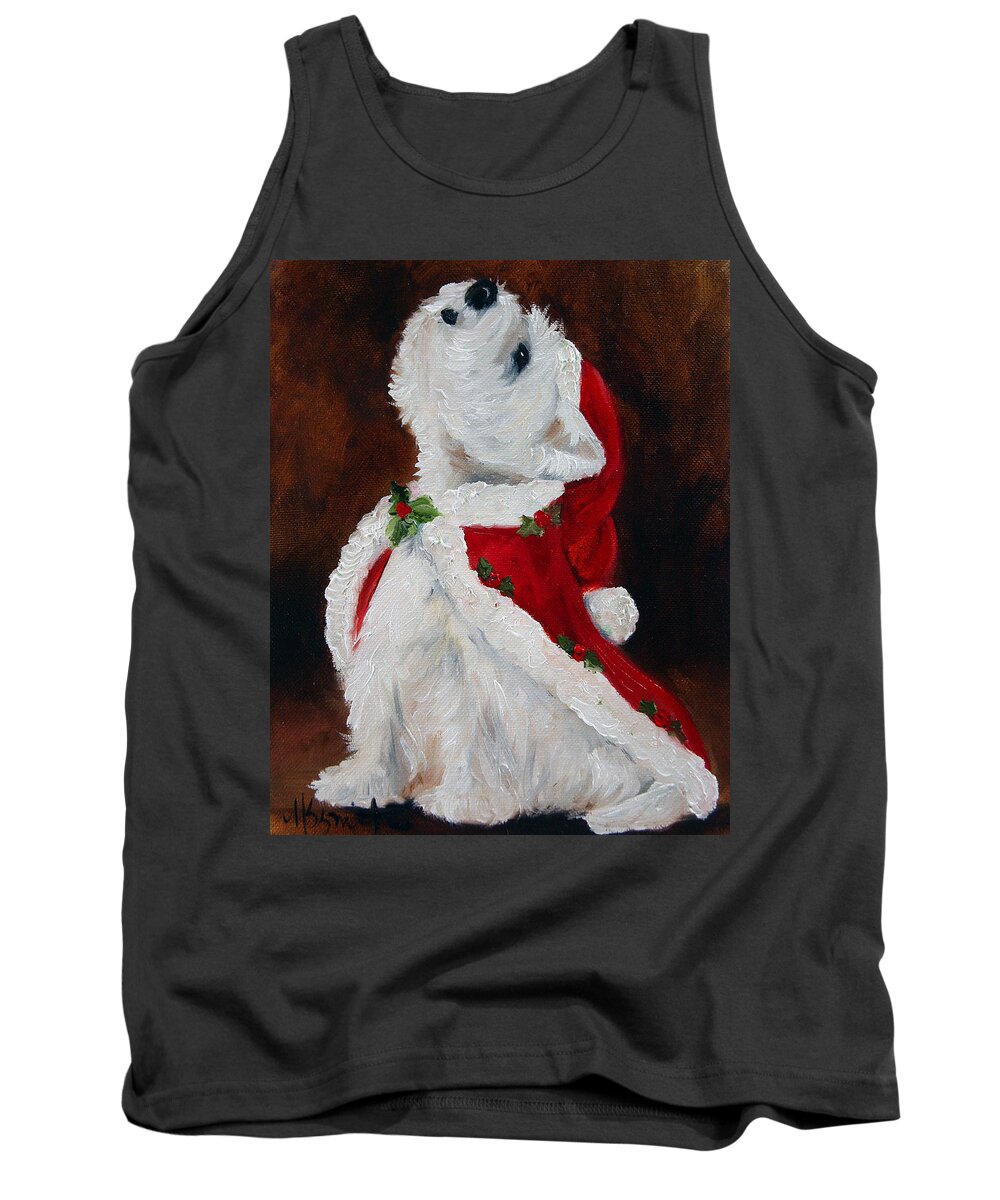 Art Tank Top featuring the painting Joy to the World by Mary Sparrow