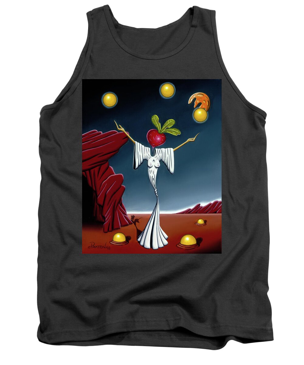  Tank Top featuring the painting Juggling act by Paxton Mobley