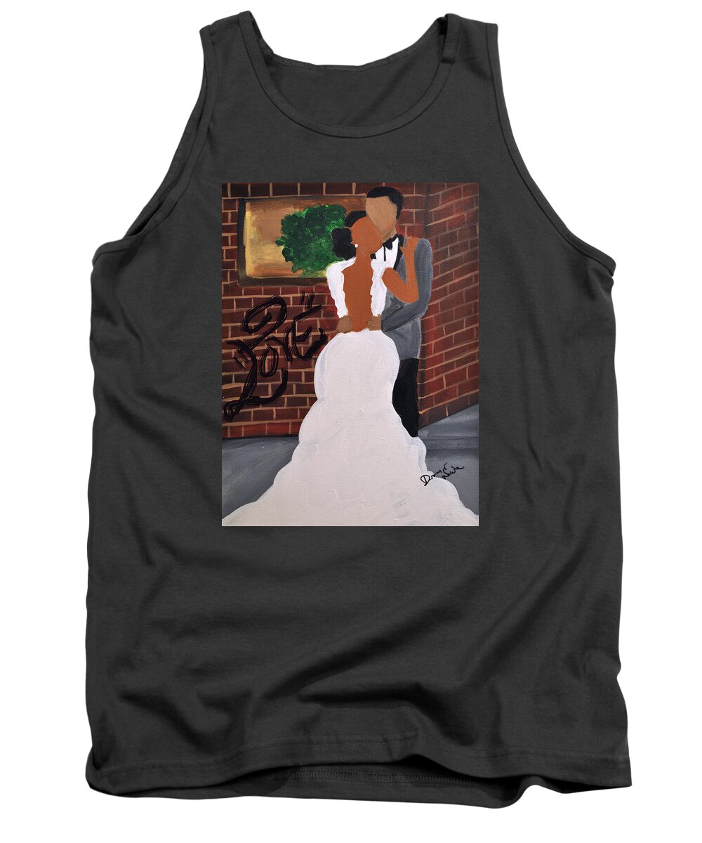 Love Tank Top featuring the photograph Just Married by Diamin Nicole