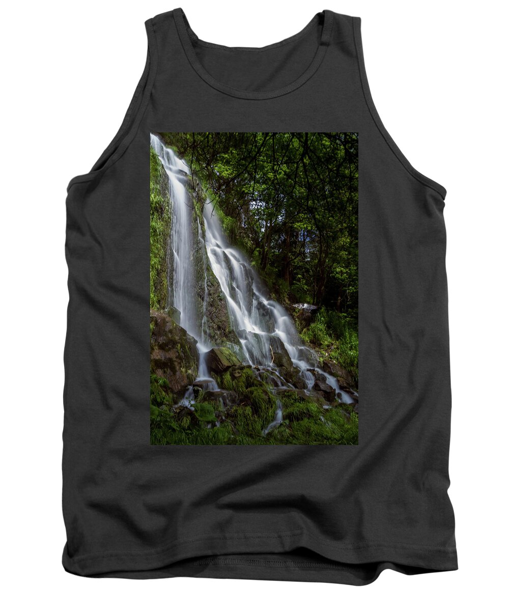 Water Tank Top featuring the photograph Koenigshuette Waterfall , Harz by Andreas Levi