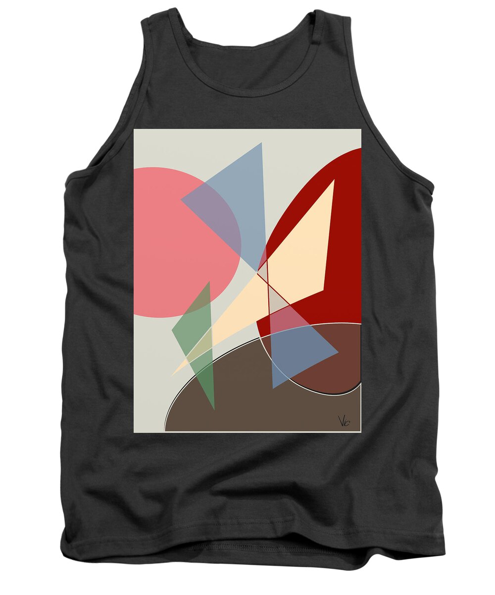 Victor Shelley Tank Top featuring the painting L by Victor Shelley