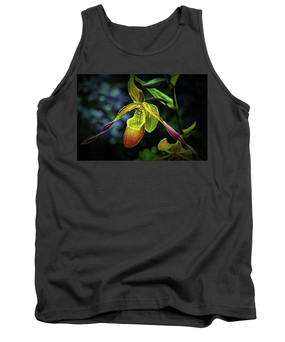 Longwood Gardens Tank Top featuring the photograph Lady's Slipper by Richard Goldman