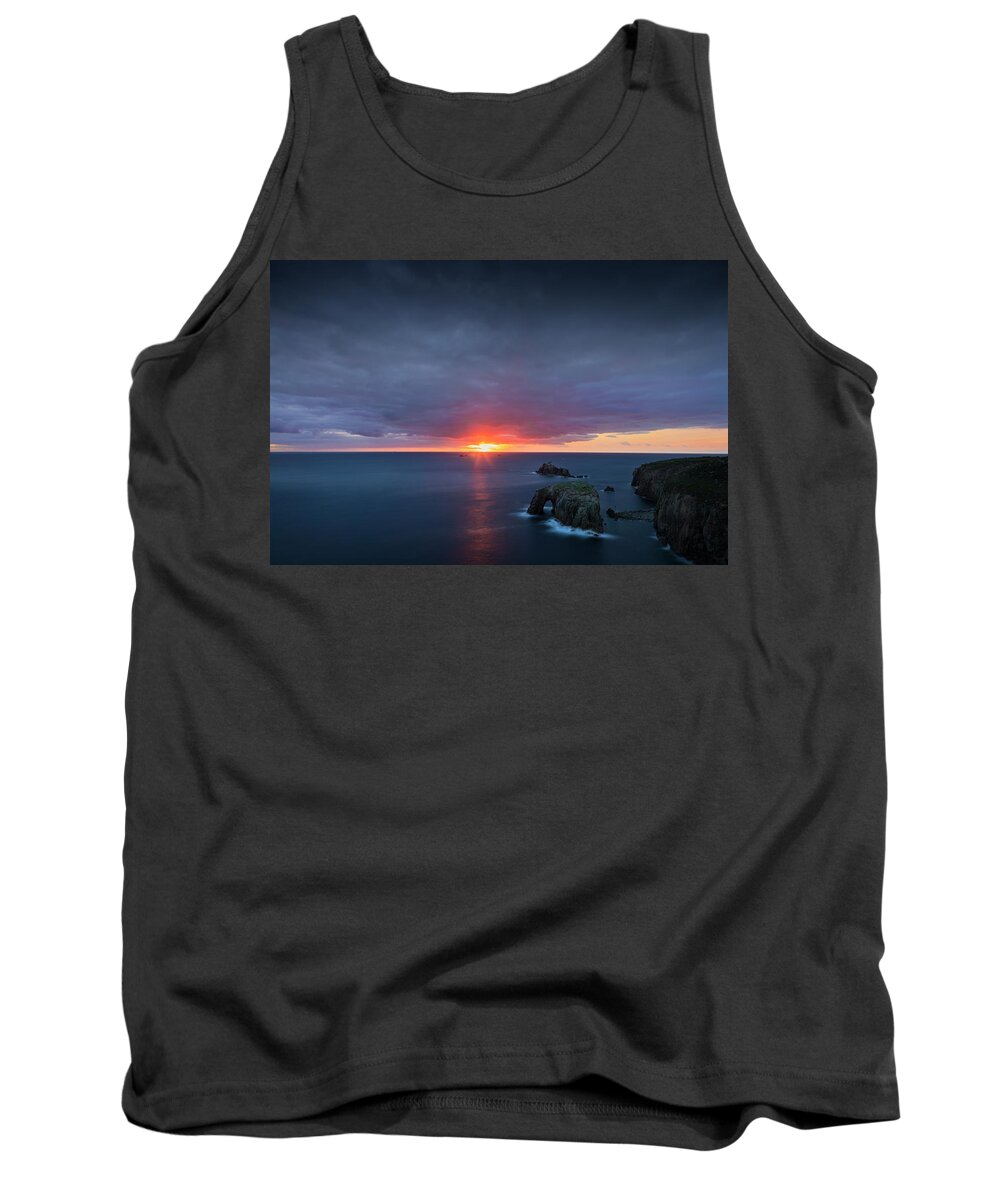 Land Tank Top featuring the photograph Land's End by Dominique Dubied