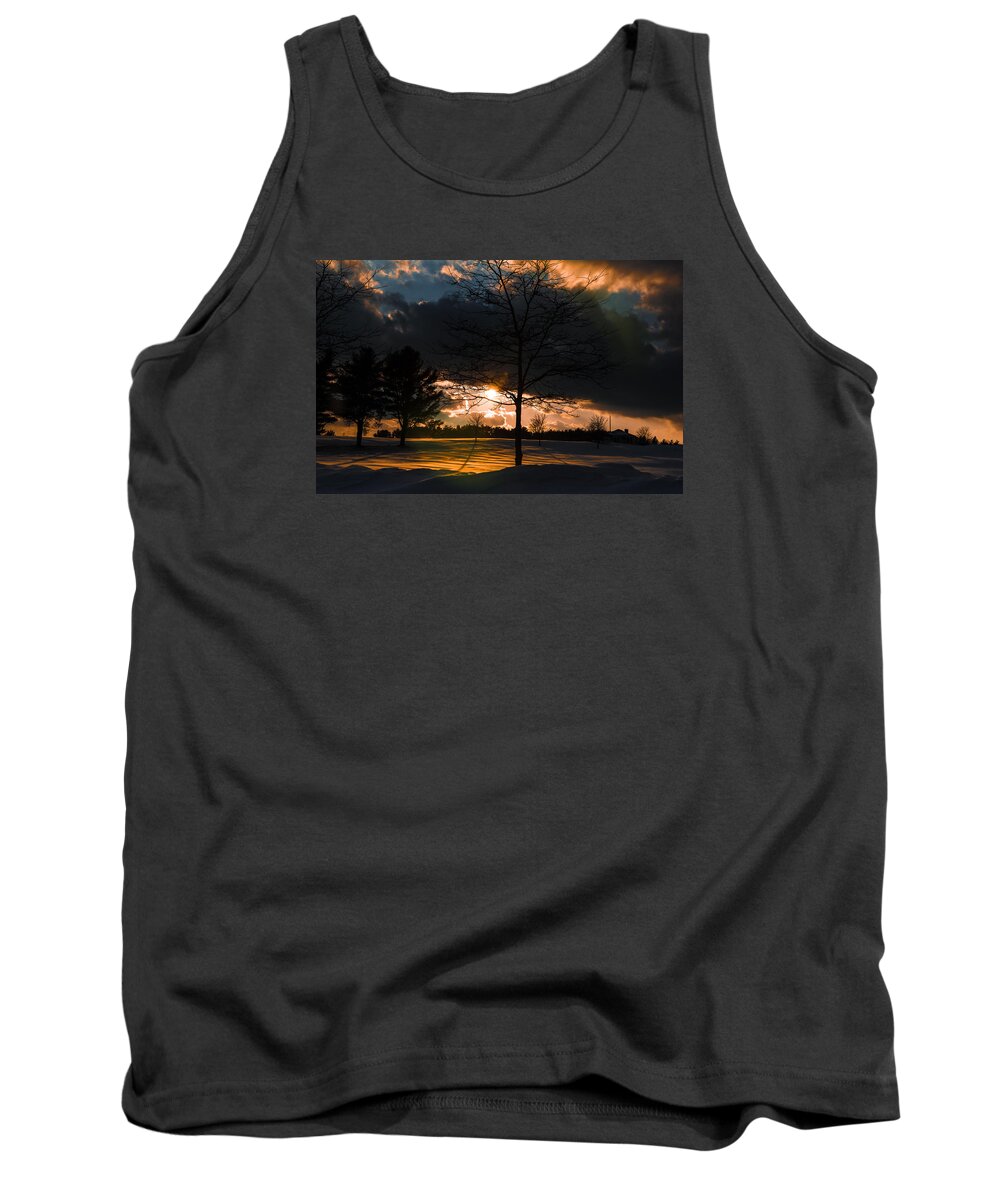 Sunset Tank Top featuring the photograph Late Afternoon Sun by Robert McKay Jones