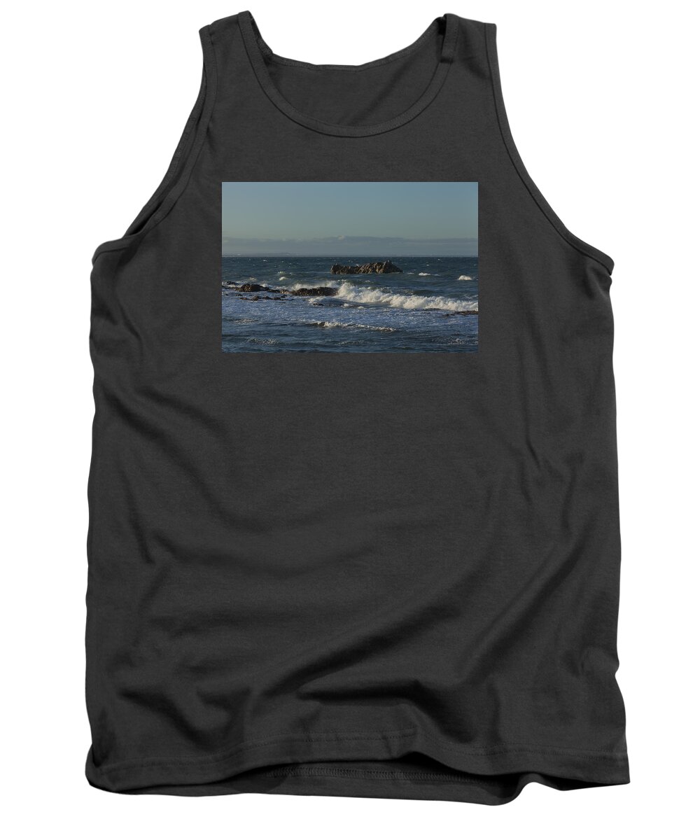 Waves Tank Top featuring the photograph Late afternoon waves by David Watkins