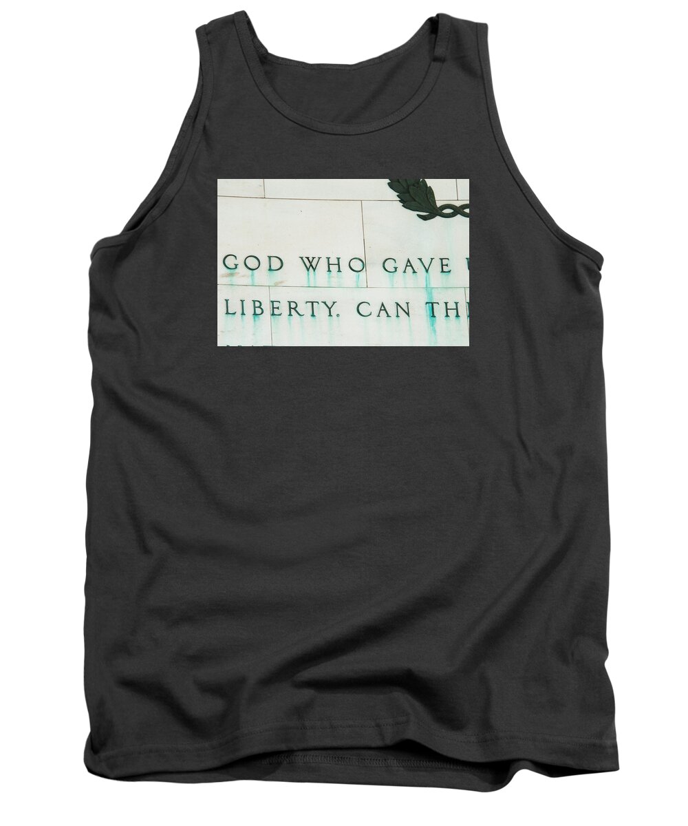 Color Image Tank Top featuring the photograph Liberty by Brian Green