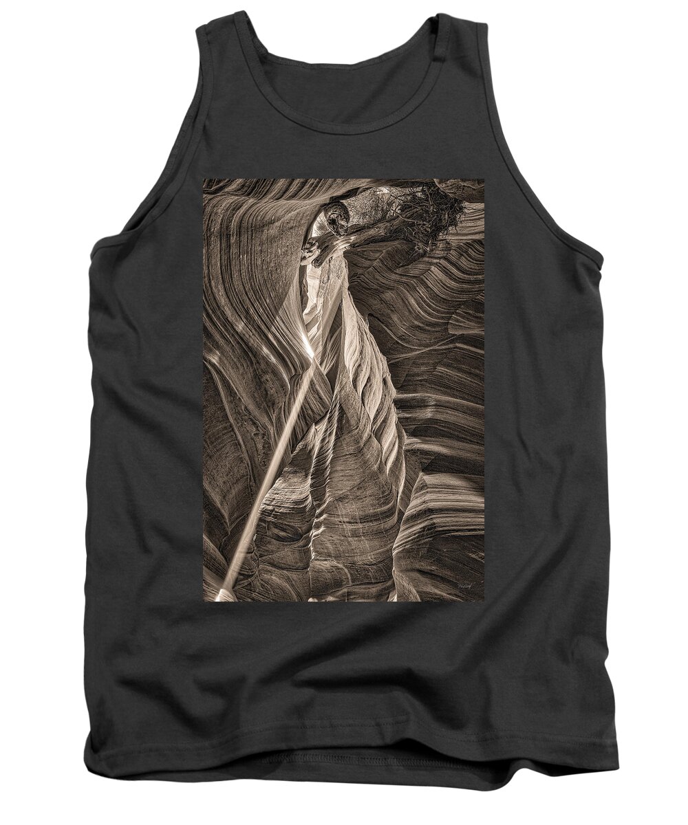 Antelope Tank Top featuring the photograph Light Beam by Fred J Lord