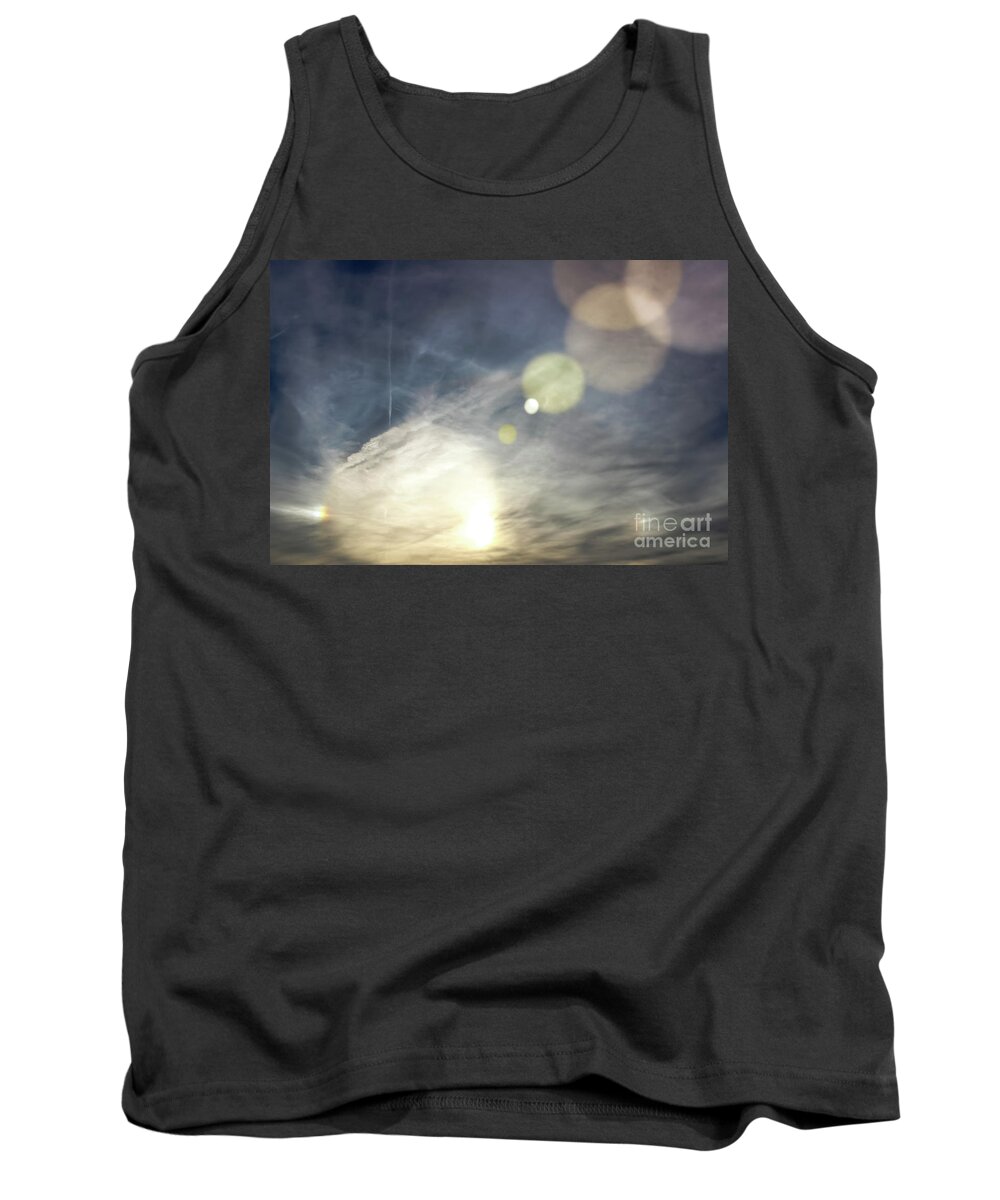 Clouds Tank Top featuring the photograph Lightshow by Colleen Kammerer