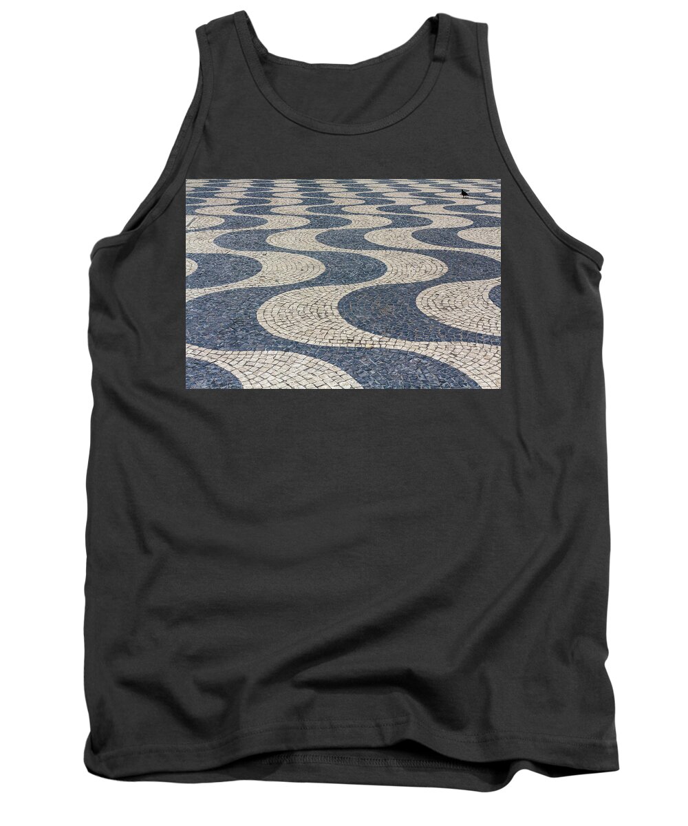Portugal Tank Top featuring the photograph Lisbon Street by Patricia Schaefer