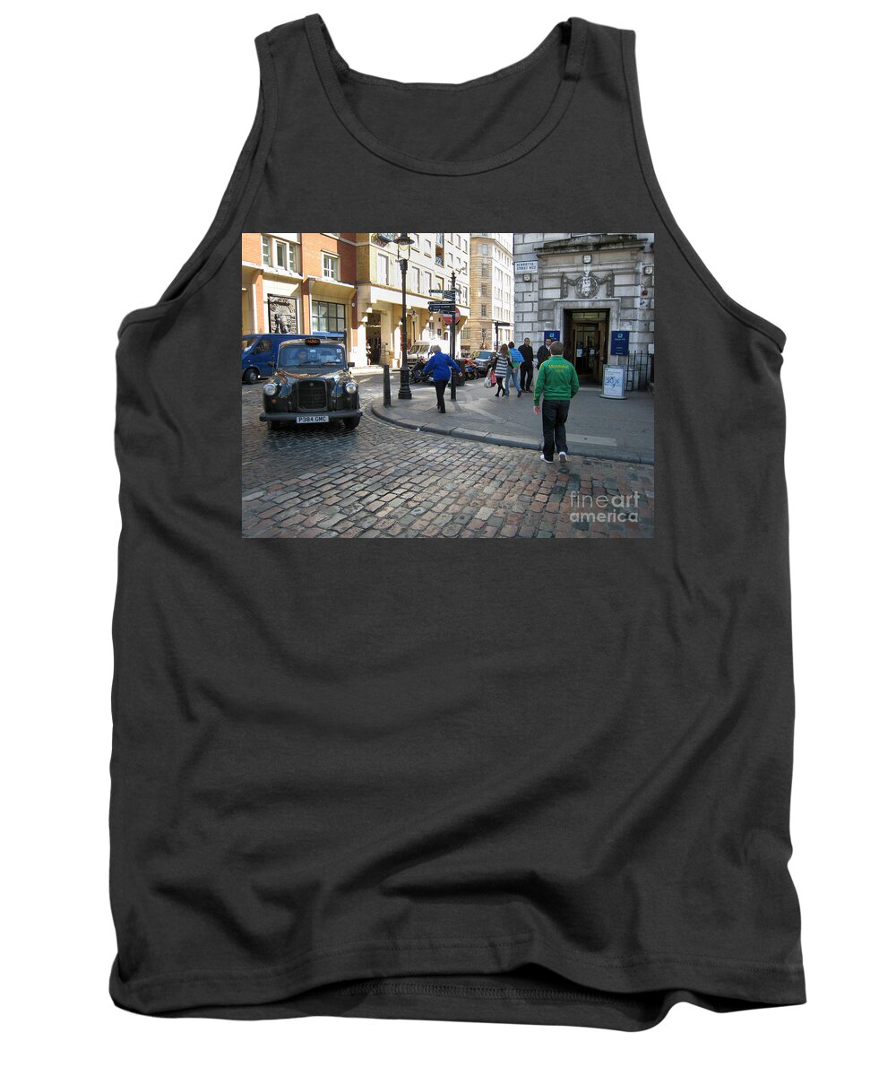 London Tank Top featuring the photograph London Street by Madeline Ellis
