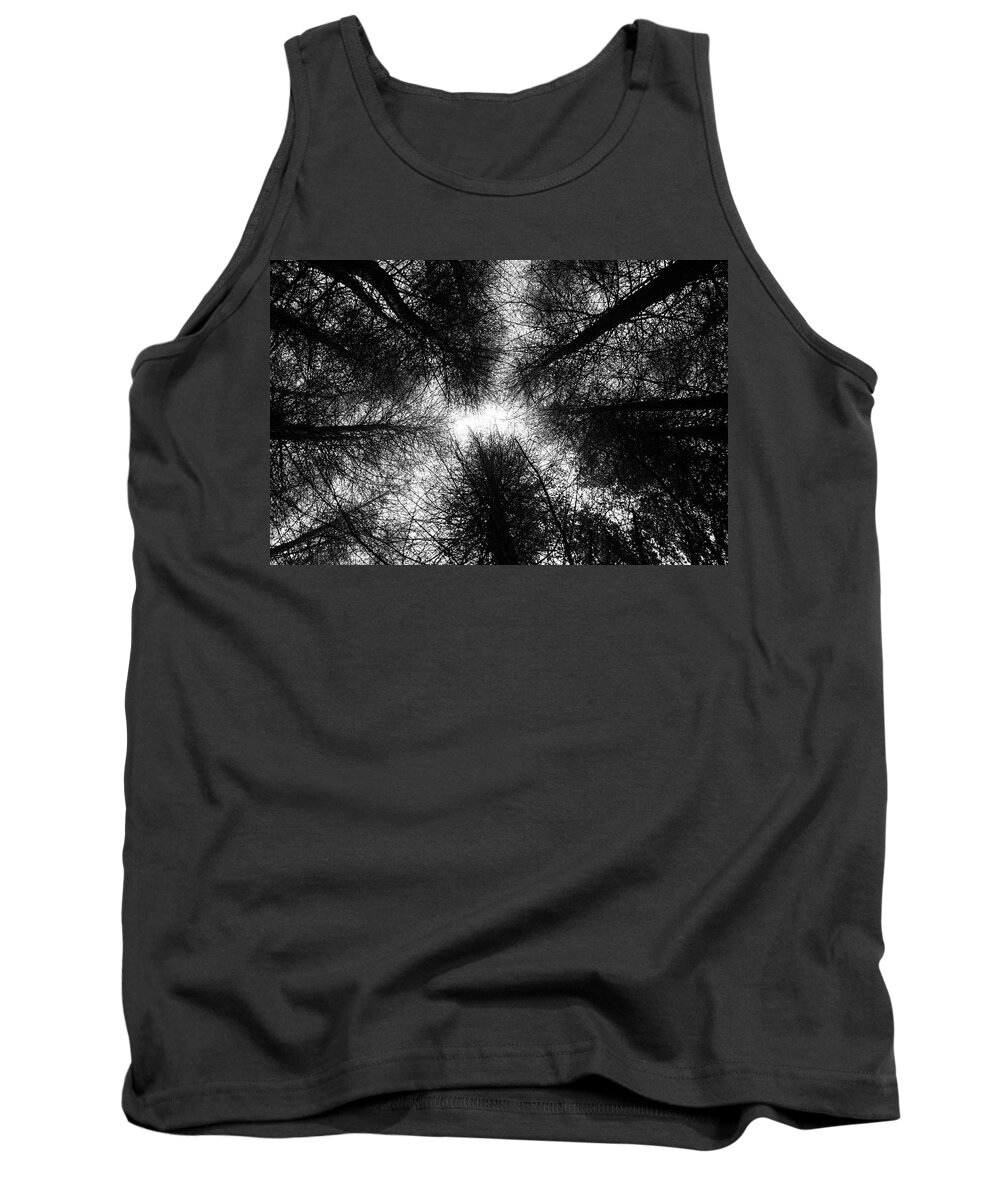 Abstract Tank Top featuring the photograph Look up by Martin Capek