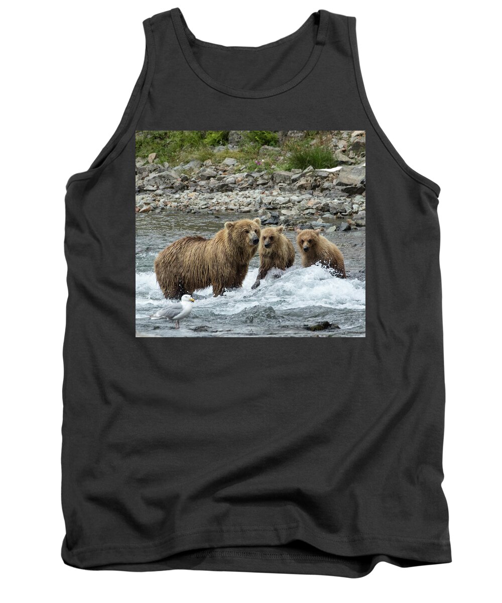Alaska Tank Top featuring the photograph Looking for Sockeye Salmon by Cheryl Strahl