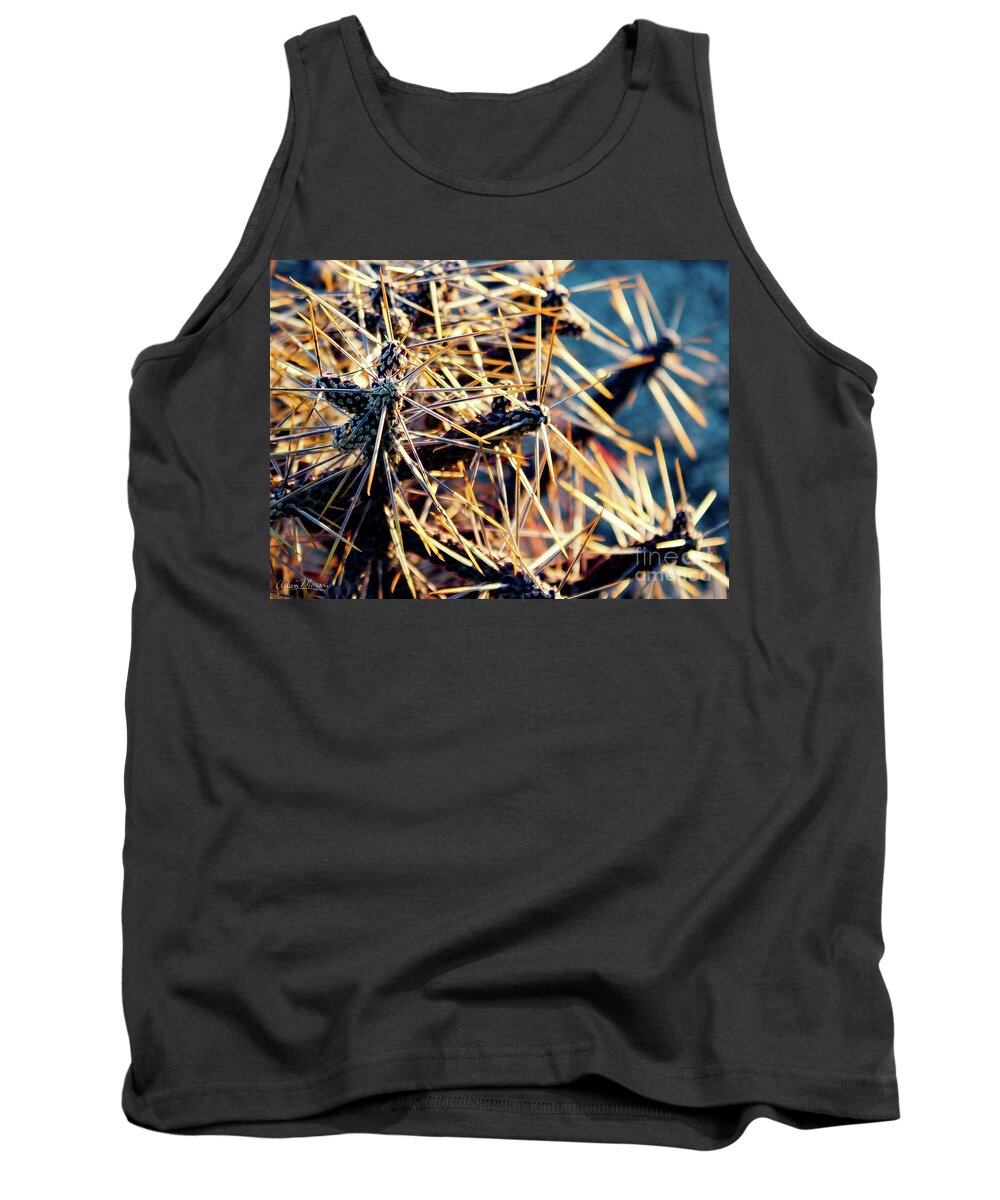 Cactus Tank Top featuring the photograph Looking Sharp by Adam Morsa