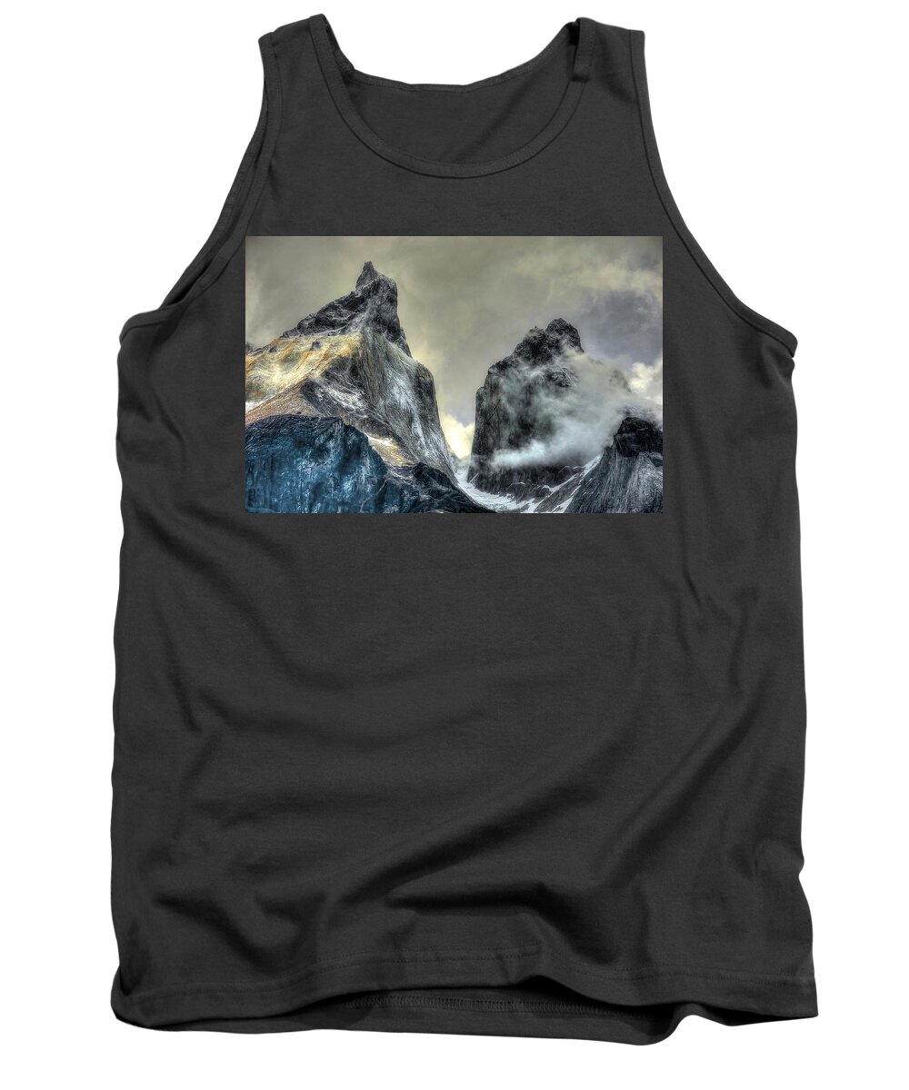 Home Tank Top featuring the photograph Los Cuernos-The Horns by Richard Gehlbach