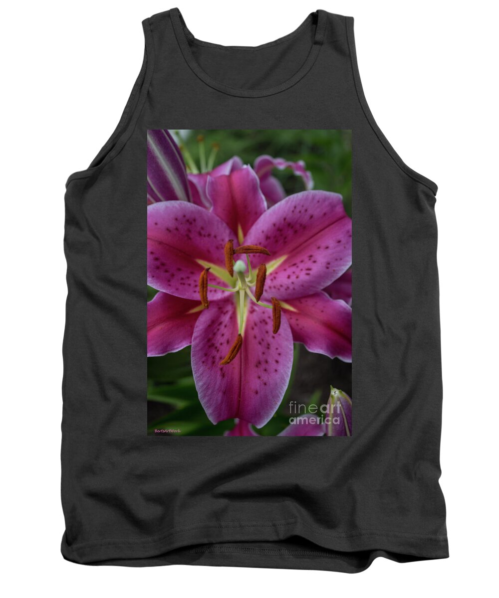 Lily Tank Top featuring the photograph Lovely Lily by Roberta Byram