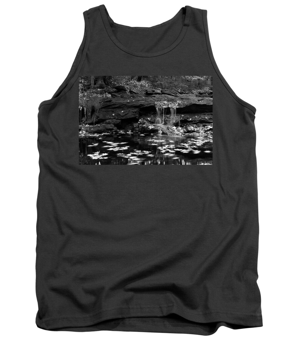 Waterfall Tank Top featuring the photograph Low Falls by Jeff Severson