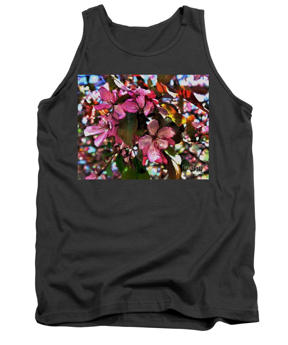 Photo Tank Top featuring the photograph Magnolia Abstract by Marsha Heiken