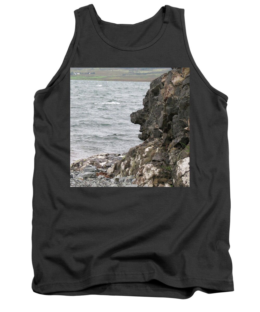 Scotland Tank Top featuring the photograph Man of the Stone by Azthet Photography