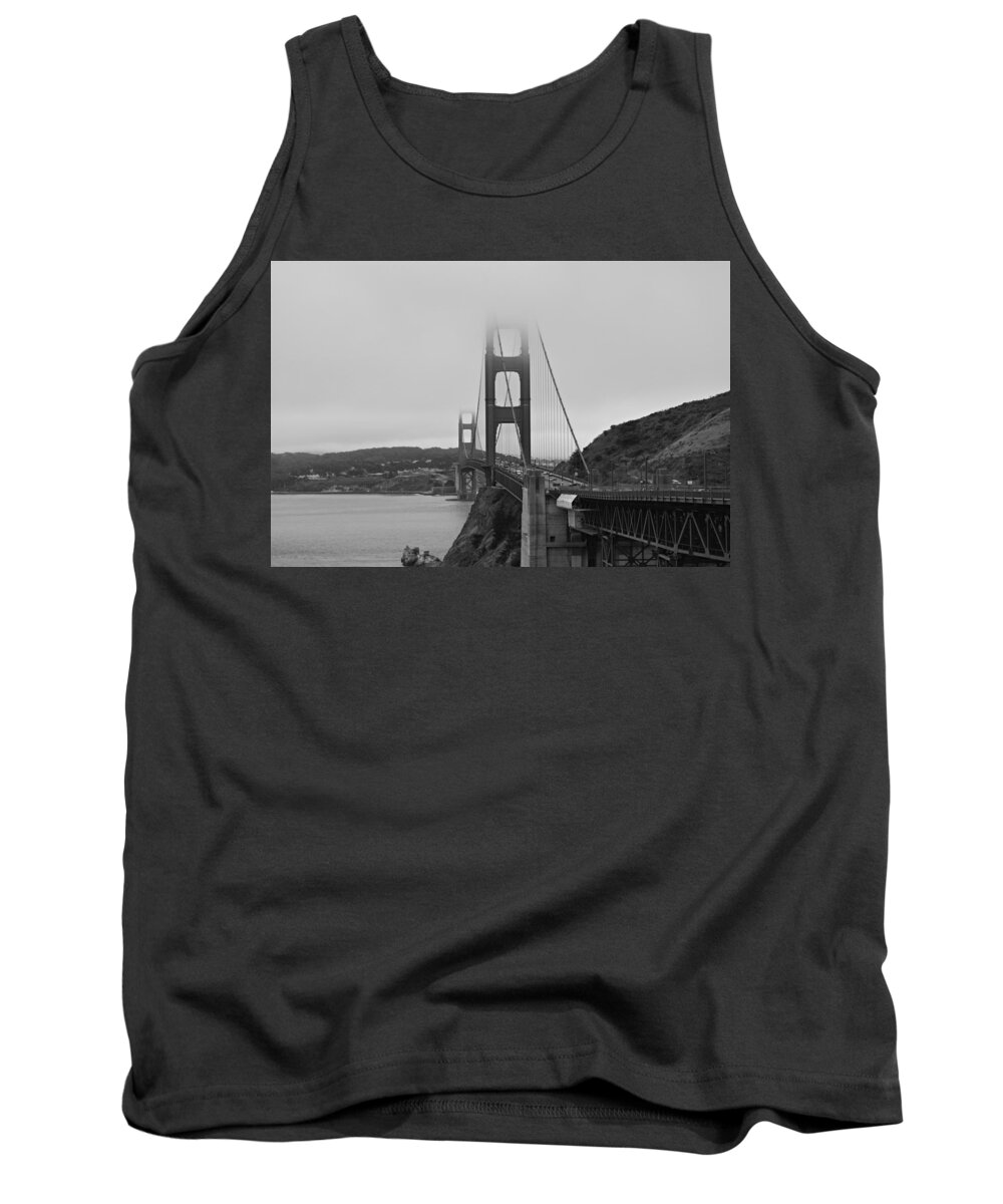 Golden Gate Bridge Tank Top featuring the photograph Mark Twain by Carolyn Mickulas