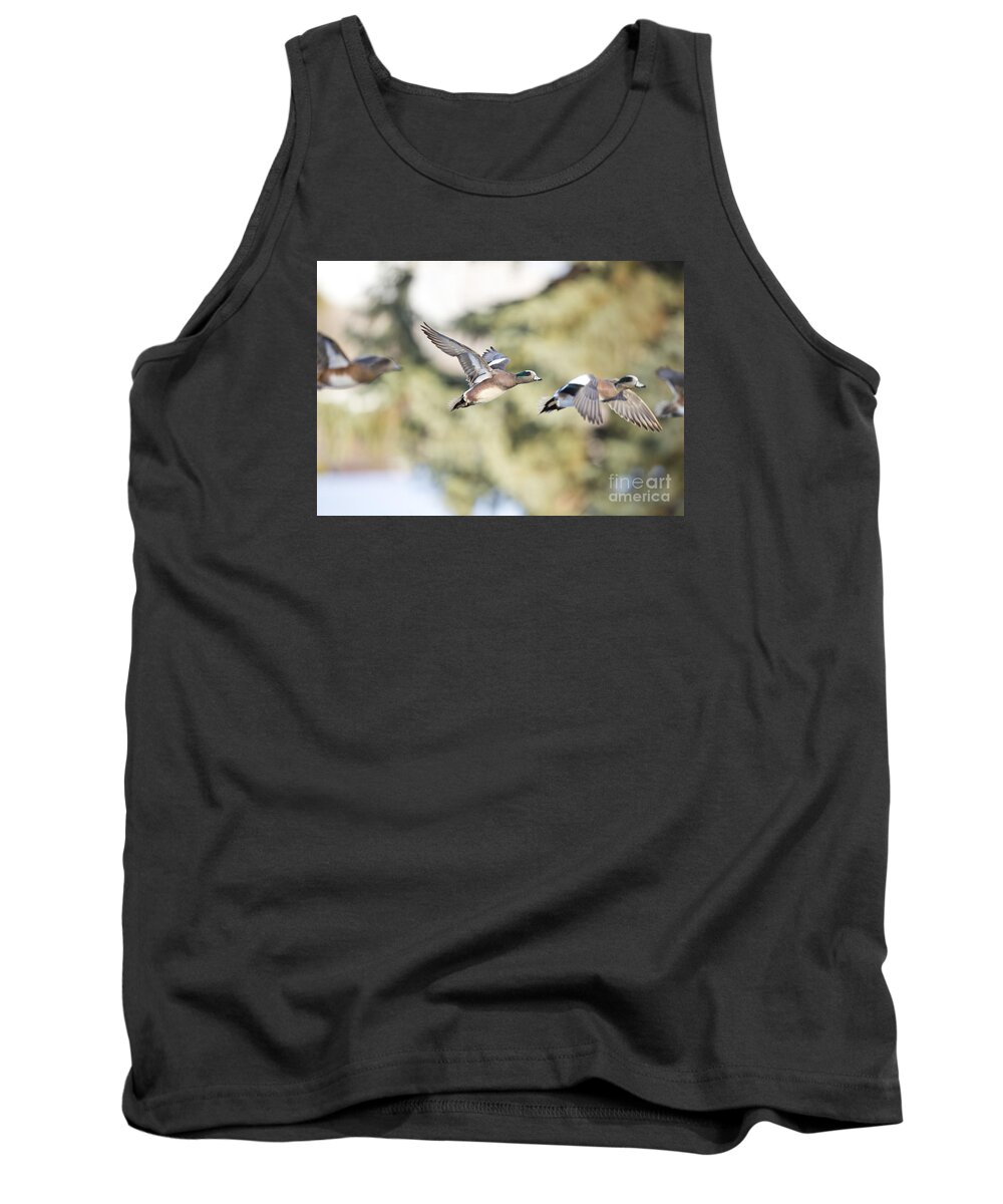 Duck Tank Top featuring the photograph Masked Procession by Douglas Kikendall
