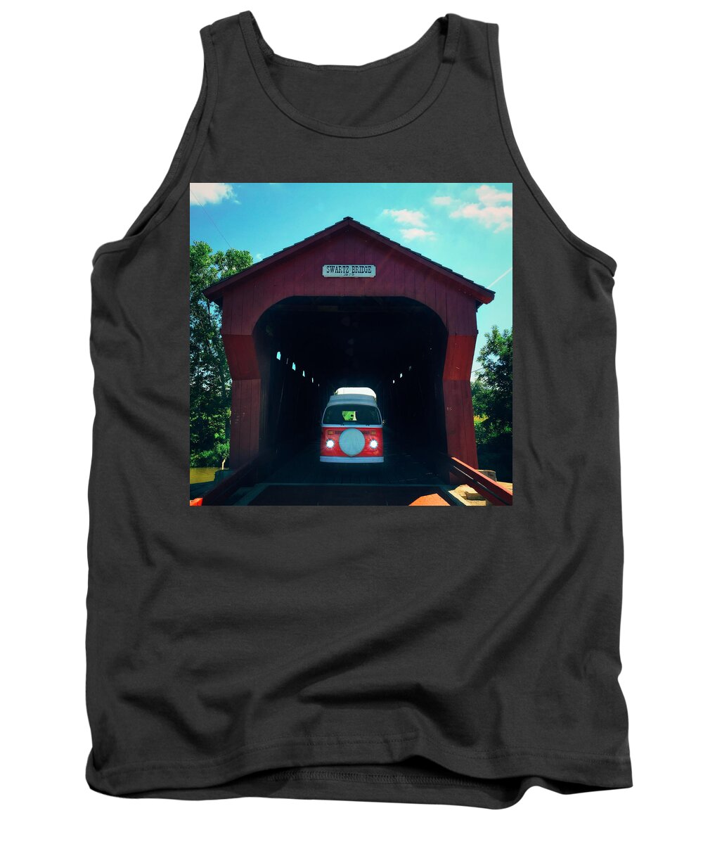 Ohio Tank Top featuring the photograph May the Swartz be with you by Andrew Weills