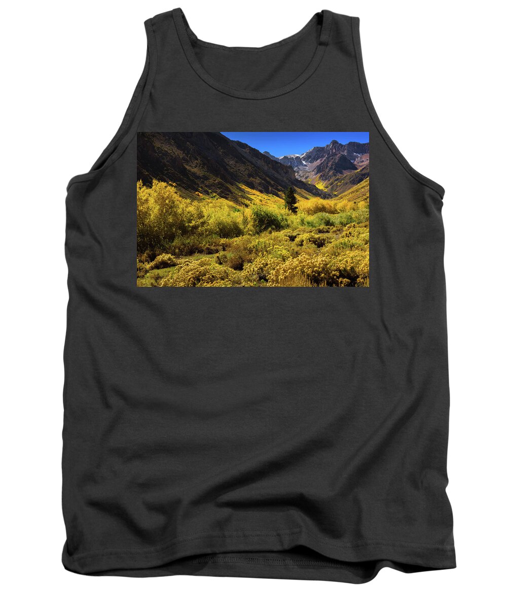Af Zoom 24-70mm F/2.8g Tank Top featuring the photograph McGee Creek Alive with Color by John Hight
