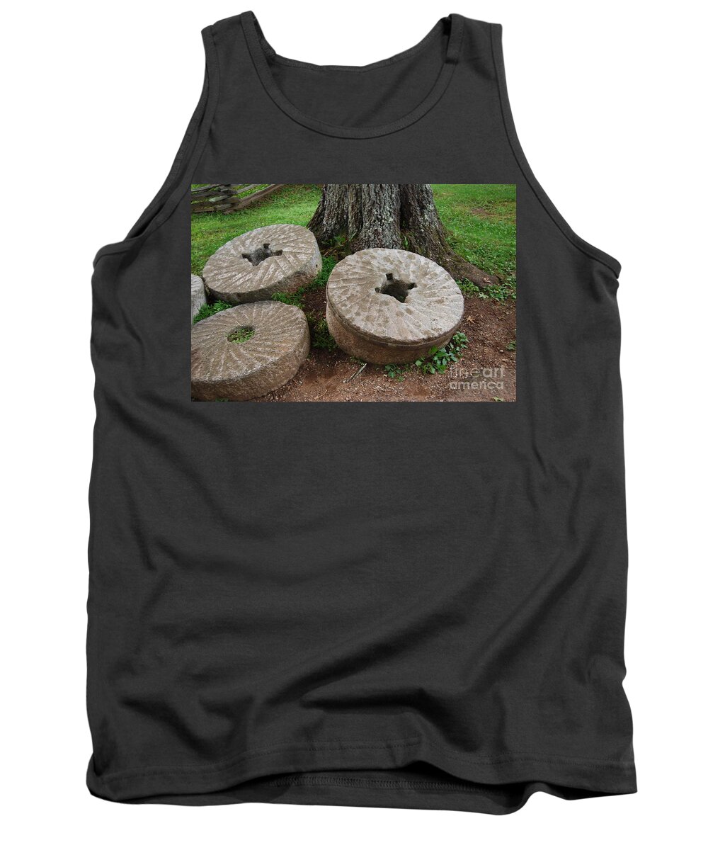 Mill Stone Tank Top featuring the photograph Mill Stone by Eric Liller