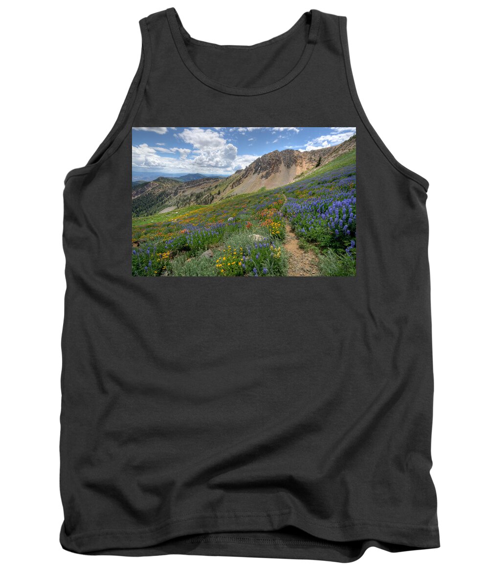 Wildflower Tank Top featuring the photograph Mineral Basin Wildflowers by Brett Pelletier