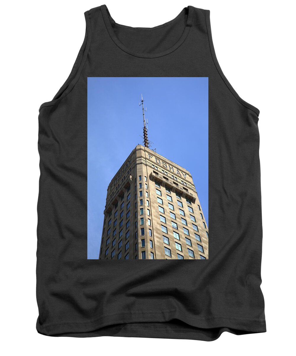 America Tank Top featuring the photograph Minneapolis Tower 6 by Frank Romeo