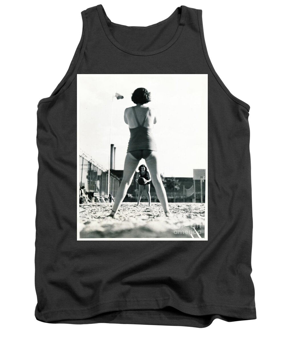 Inwood Tank Top featuring the photograph Miramar Pool, 1932 by Cole Thompson