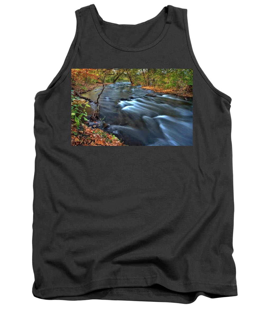 Mississippi Tank Top featuring the digital art Mississippi River Minneapolis by Mark Duffy