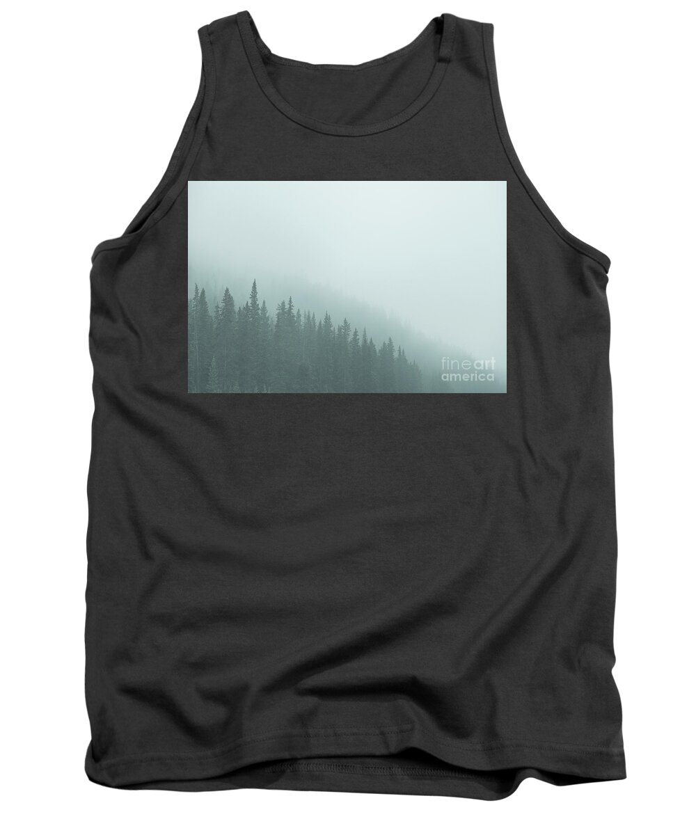 Kremsdorf Tank Top featuring the photograph Mist On The Morning Hills by Evelina Kremsdorf