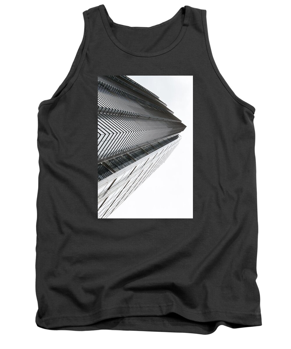 Abstract Tank Top featuring the photograph Diamond Tooth Skyscraper by John Williams