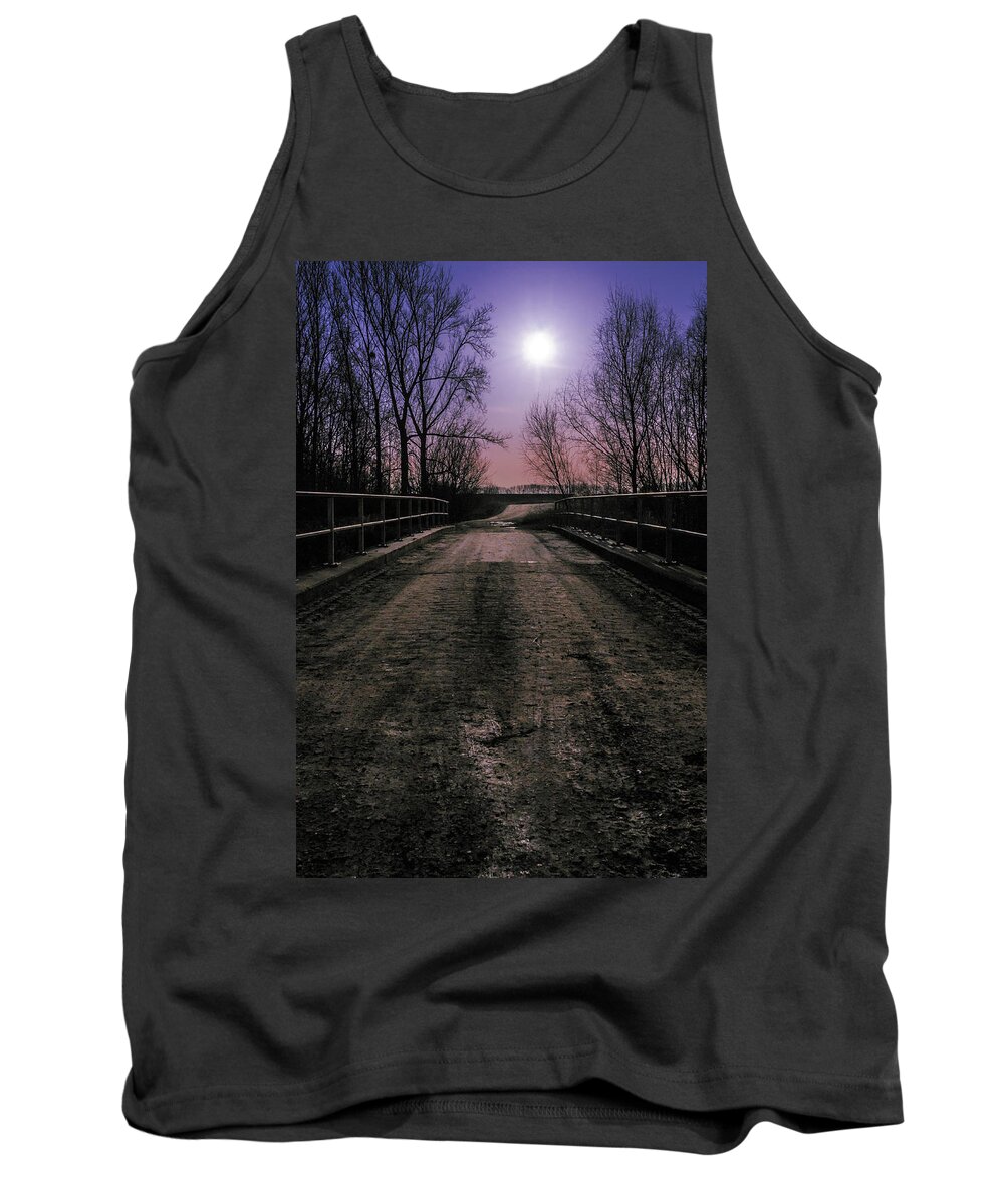 Night Tank Top featuring the photograph Moonlight by Marc Braner