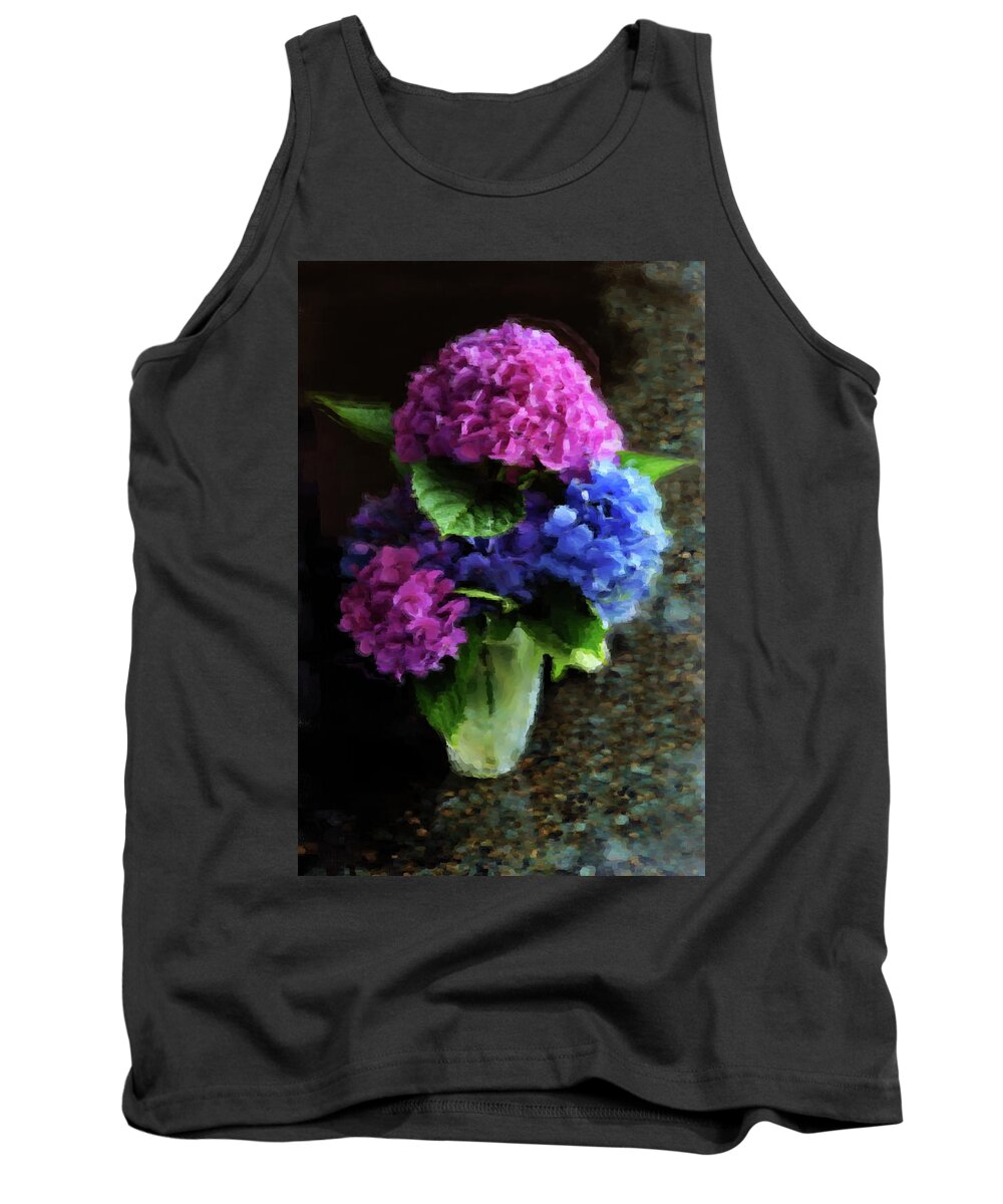 Still Life Tank Top featuring the photograph Morning Light-1 by Richard Ortolano