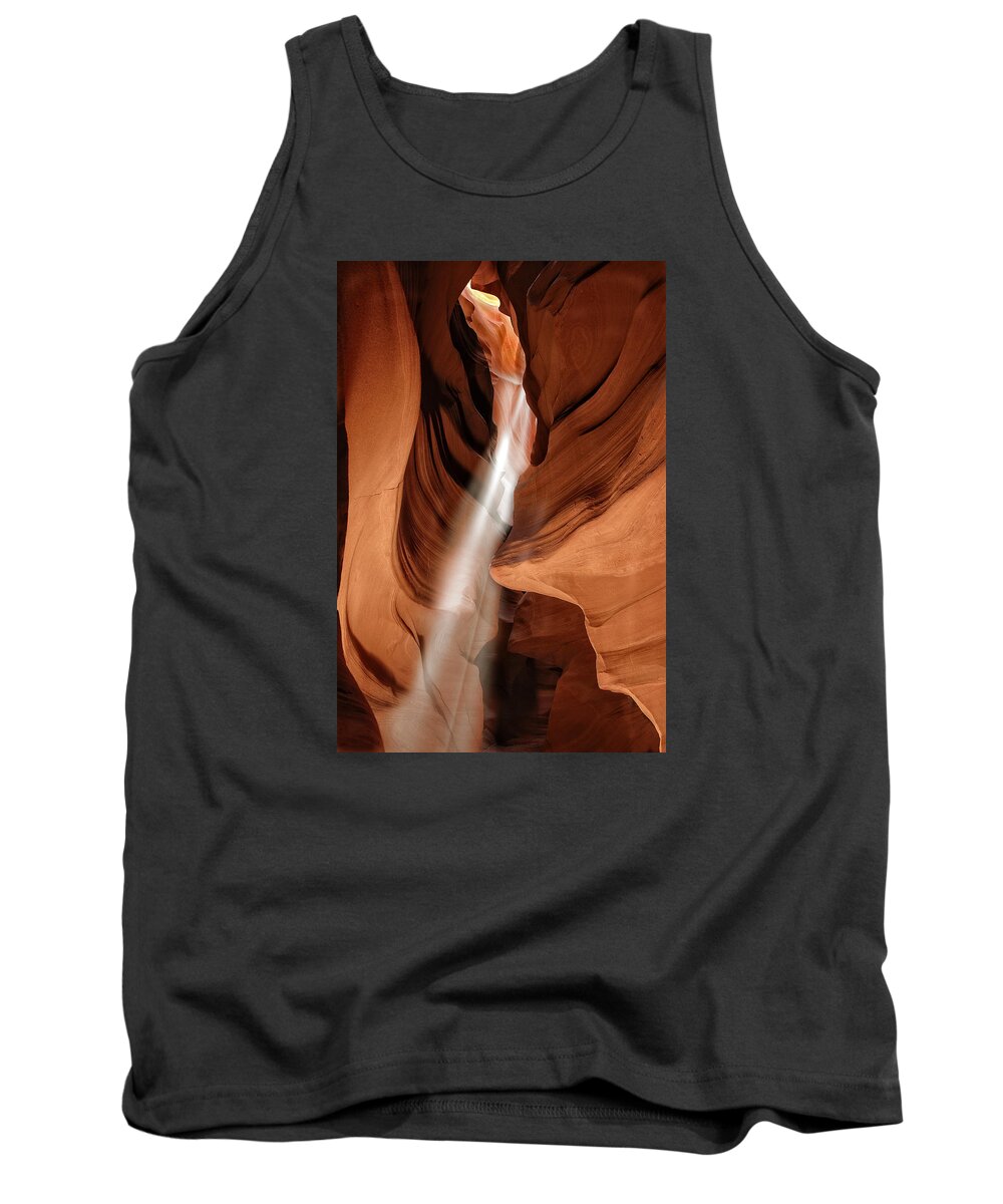 Slot Canyon Tank Top featuring the photograph Morning Light by Scott Read