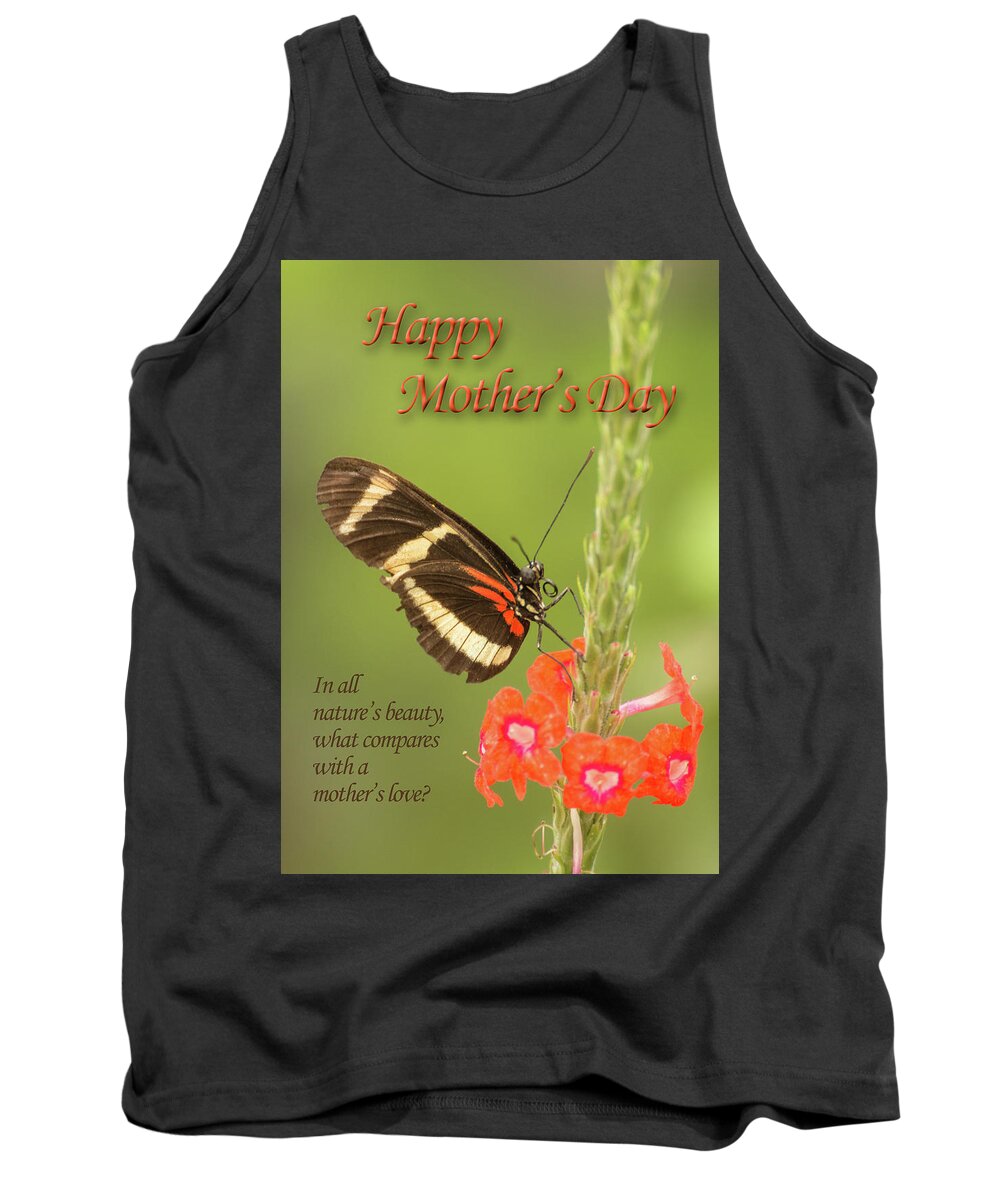 American Southwest Tank Top featuring the photograph Mother's Day-Butterfly by James Capo