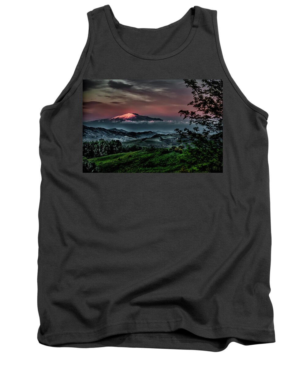  Tank Top featuring the photograph Mt. Etna I by Patrick Boening