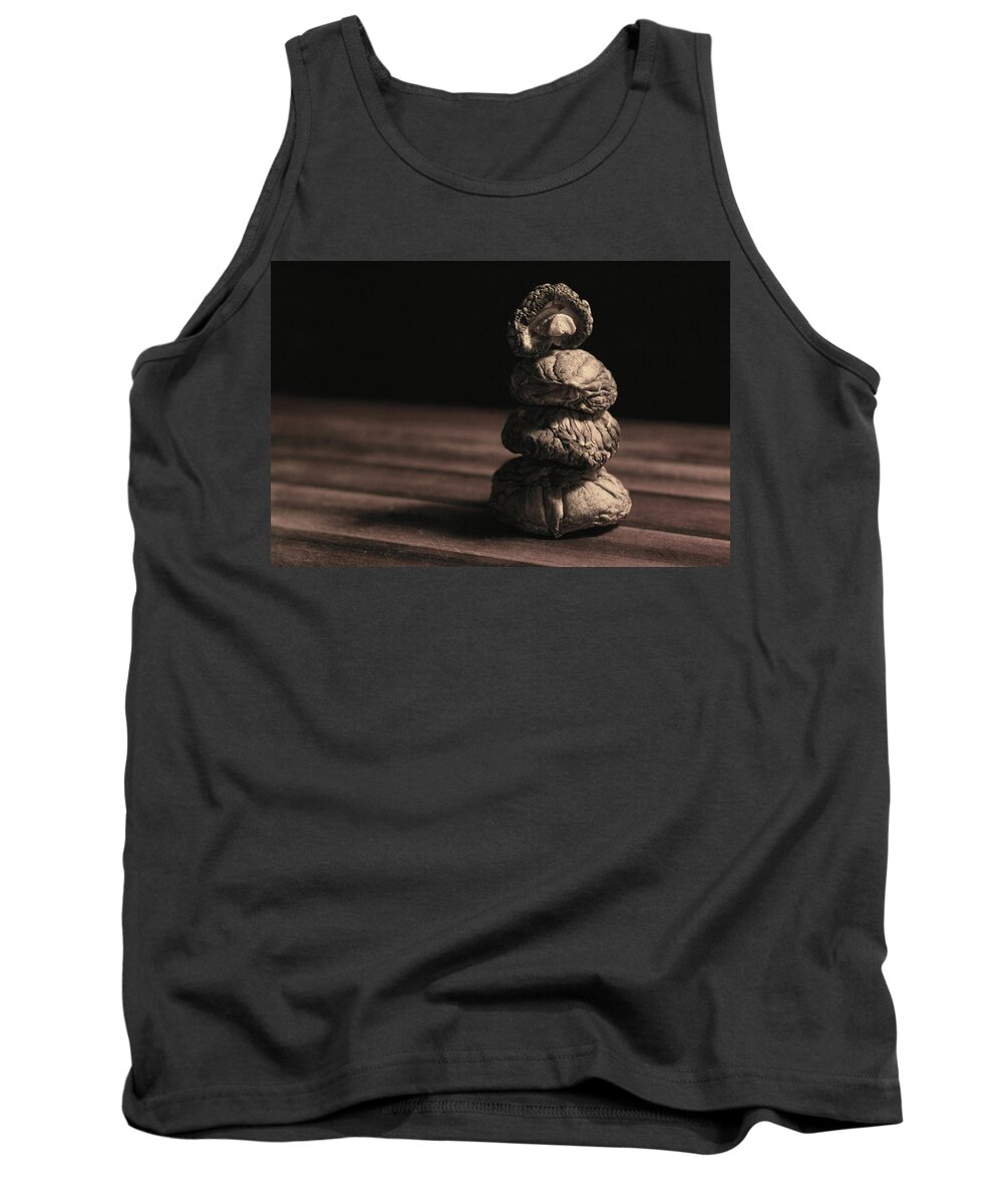 Mushrooms Tank Top featuring the photograph Mushroom Cairn by Holly Ross