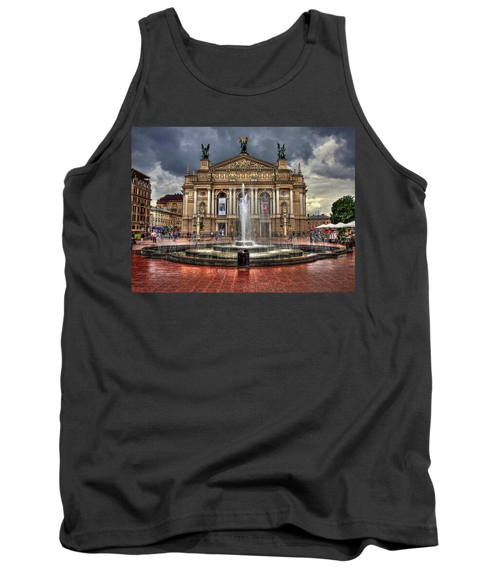 Architecture Tank Top featuring the photograph Music of My Heart by Evelina Kremsdorf