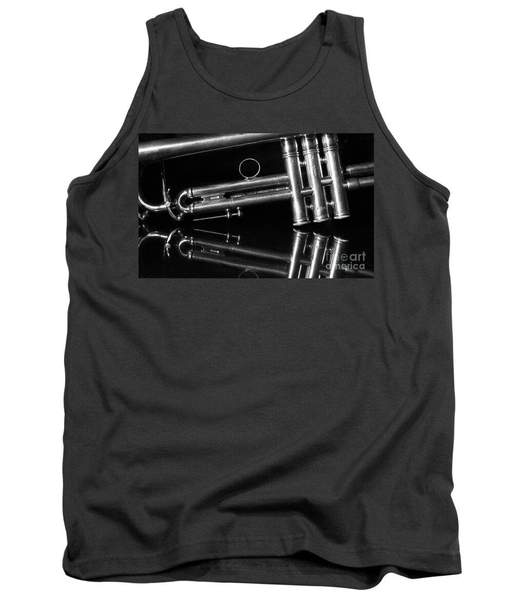 Abstract Tank Top featuring the photograph Musically by Dan Holm