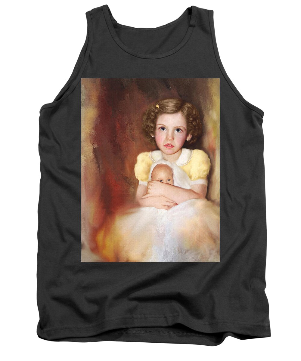 Child Tank Top featuring the photograph My dolly by Bonnie Willis