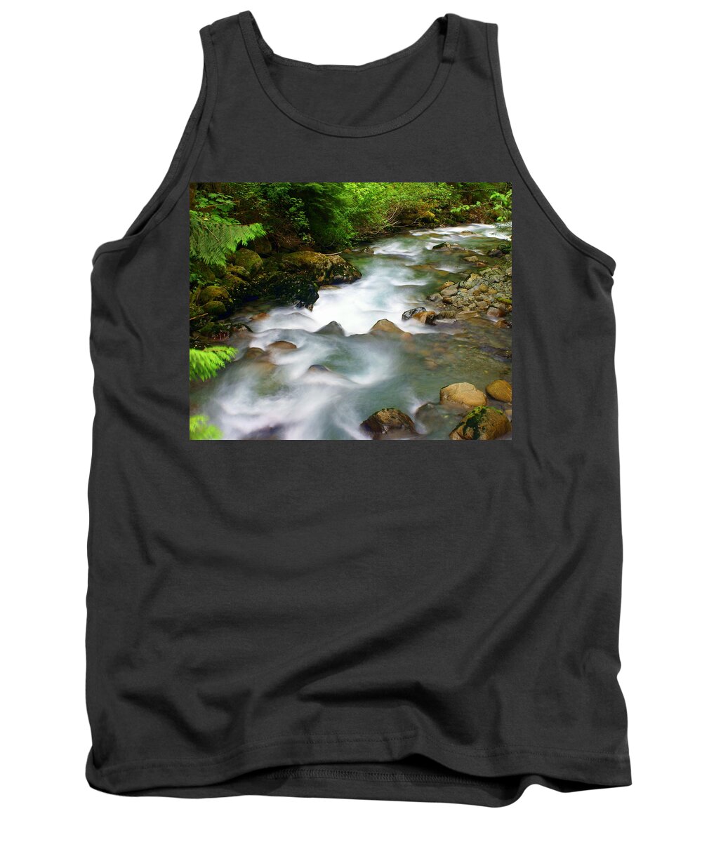 Creek Tank Top featuring the photograph Mystic Creek by Marty Koch