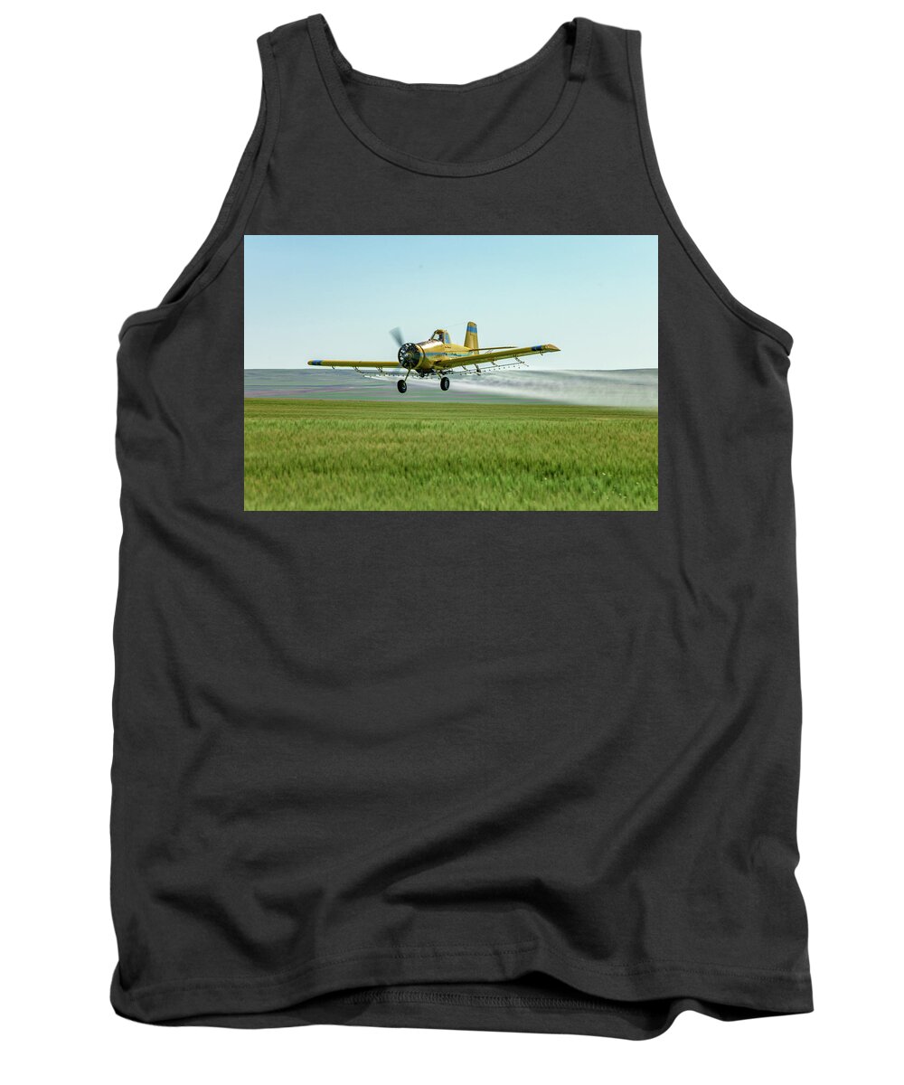Crop Dusting Tank Top featuring the photograph Nap of the Earth by Todd Klassy