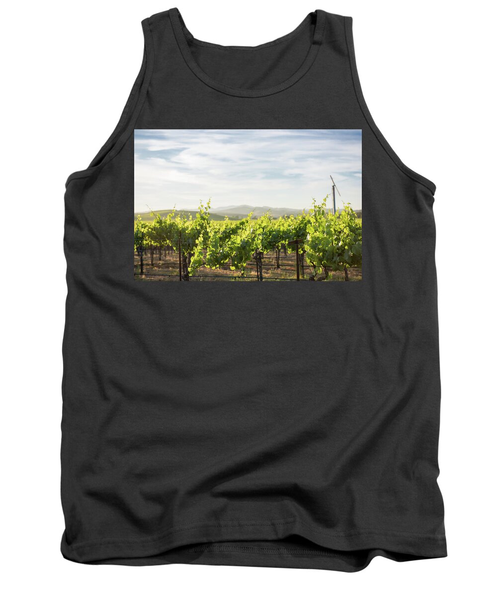 Napa Valley Tank Top featuring the photograph Napa Valley Vineyards by Aileen Savage